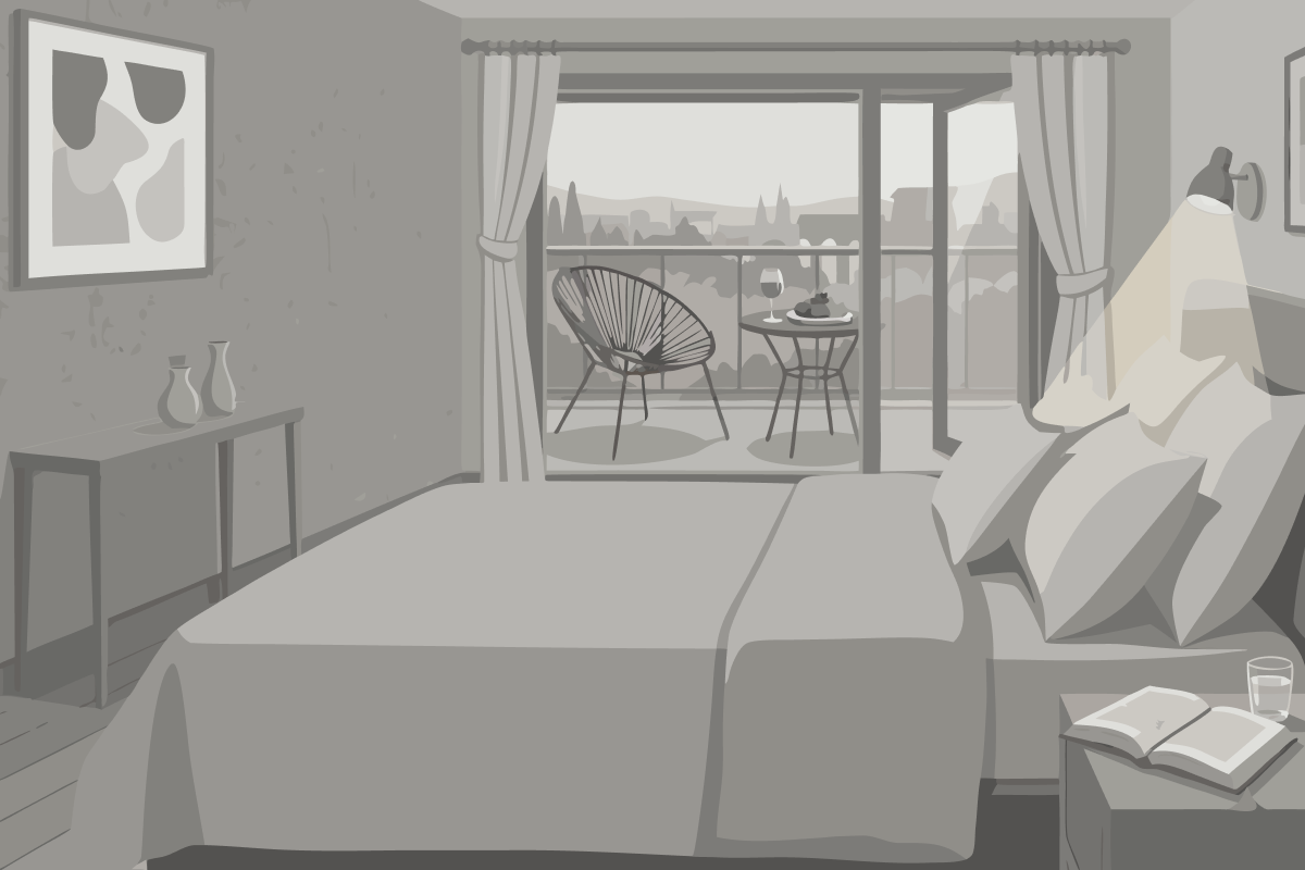 Superior Dreibettzimmer mit Balkon - Meerseite